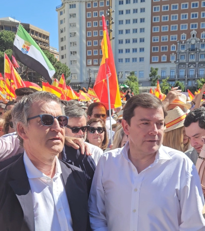 Manifestación del PP contra el Gobierno de Pedro Sánchez