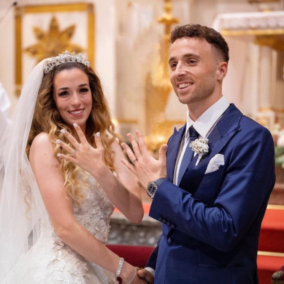 Un momento de la boda de Rute Cardoso Diogo Jota, en una imagen de archivo.