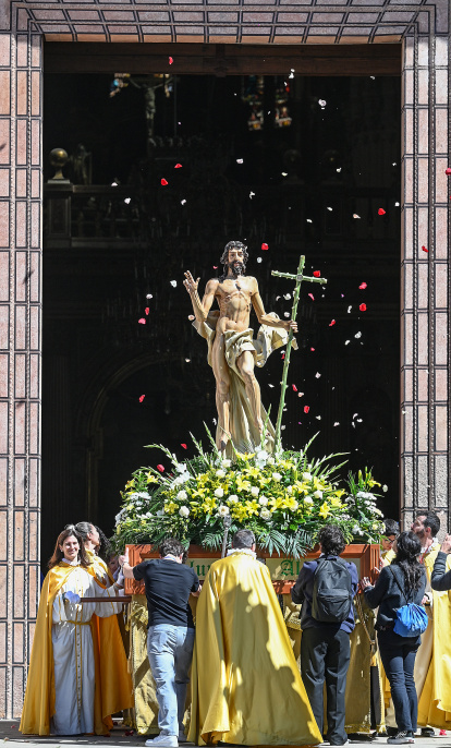 Procesión del Anuncio Pascual de la Semana Santa burgalesa