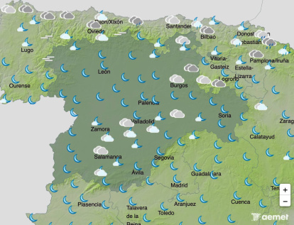 El sábado traerá una tregua en Castilla y León: más claros, ascenso térmico y solo posibilidad de lluvias débiles aisladas en el norte y noroeste, según AEMET.