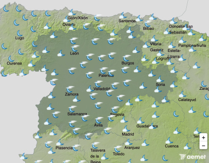 La AEMET prevé un viernes estable en Castilla y León, con predominio de nubes altas y temperaturas que podrán alcanzar los 36 grados en Zamora.