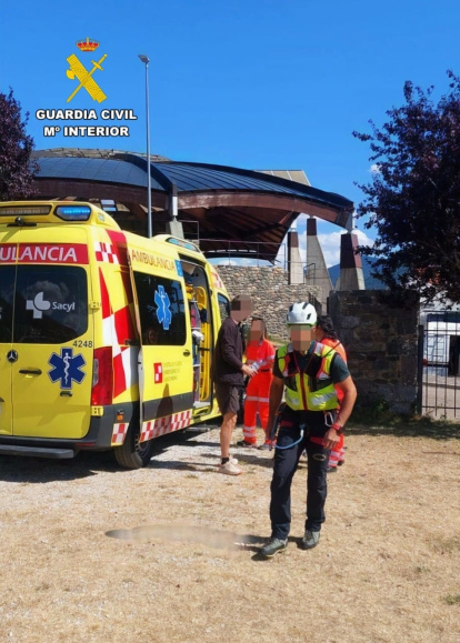 Rescate de un senderista en Vegahuerta