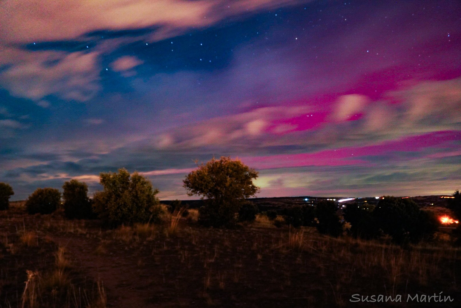 Galería: Una impresionante aurora boreal pinta los cielos de Castilla y ...